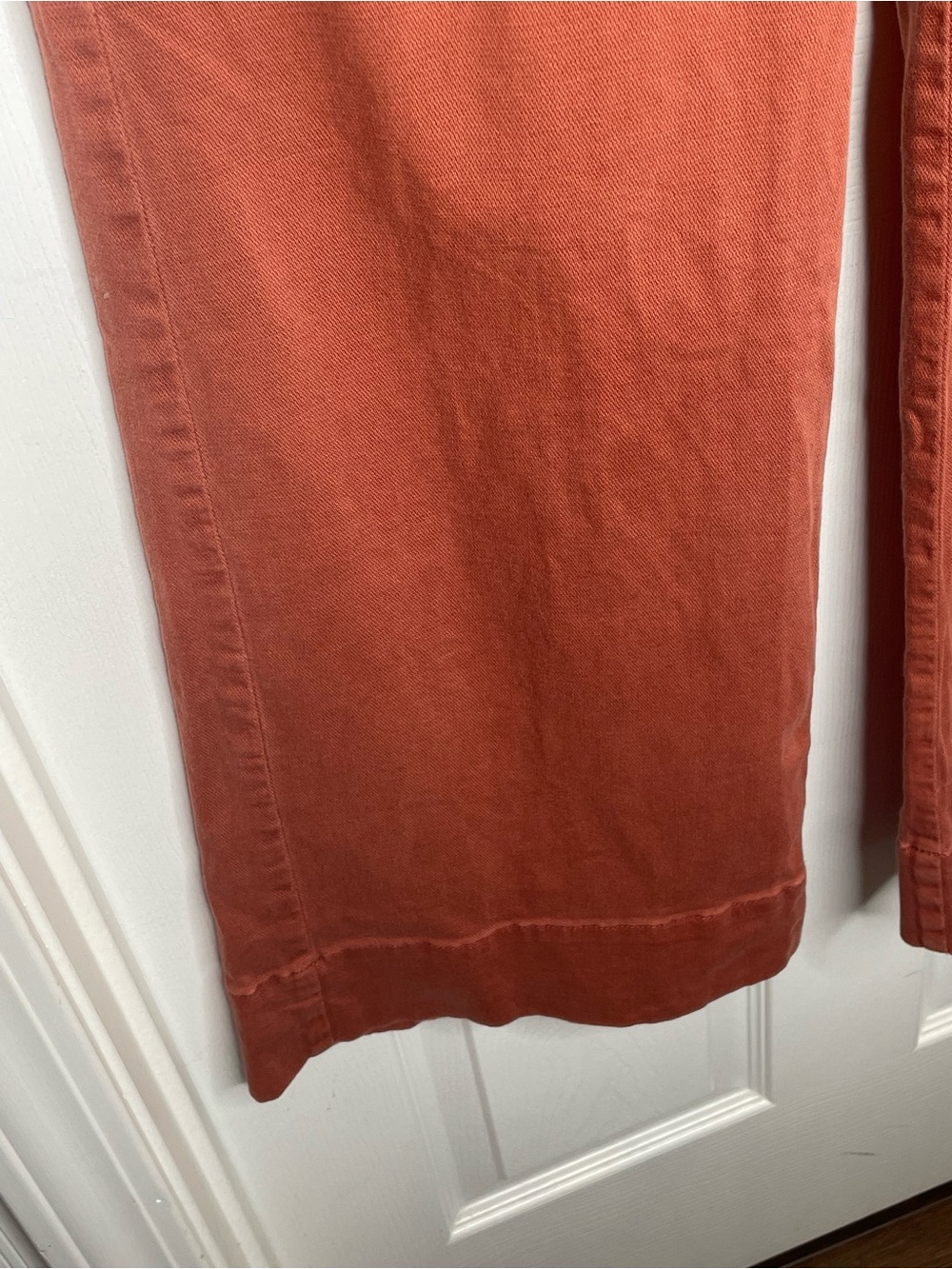 Pilcro High Rise Wide Leg Cargo Pant Boho Festival Academia Relaxed in Rust 26 - Picture 7 of 13